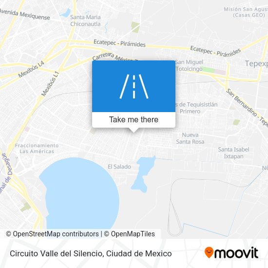 Circuito Valle del Silencio map