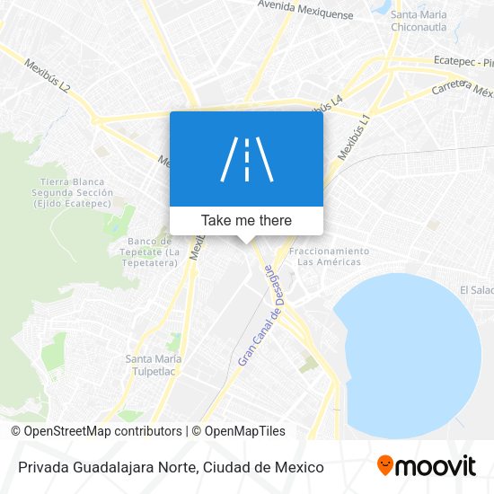 Mapa de Privada Guadalajara Norte