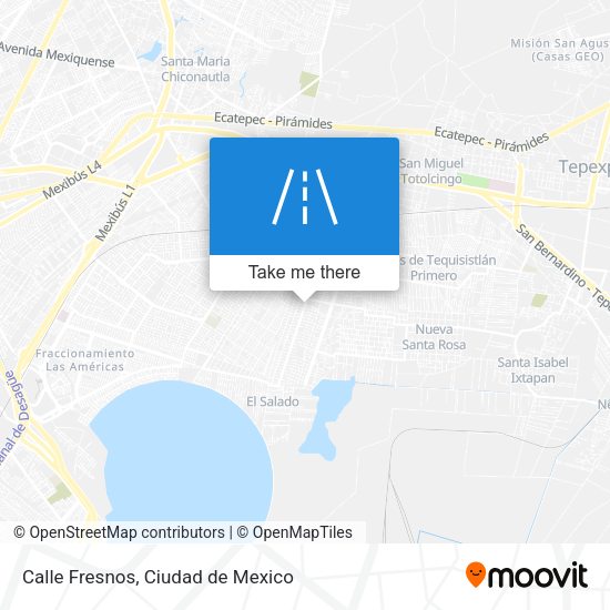 Calle Fresnos map