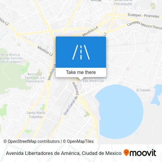 Avenida Libertadores de América map