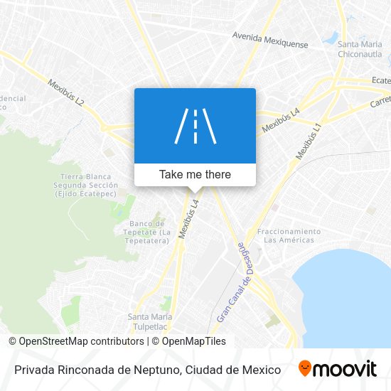 Privada Rinconada de Neptuno map