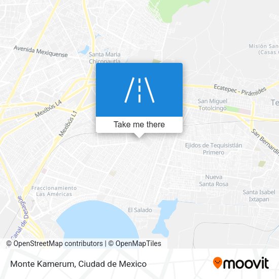 Monte Kamerum map