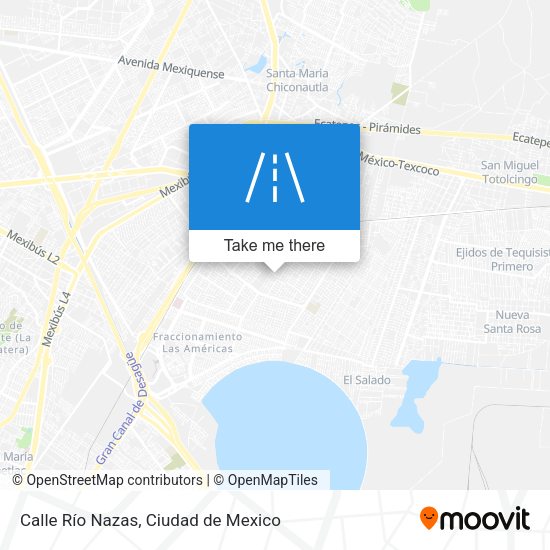 Mapa de Calle Río Nazas