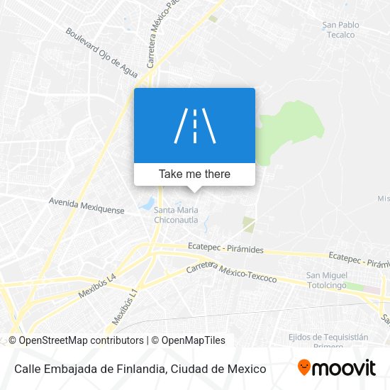 Mapa de Calle Embajada de Finlandia