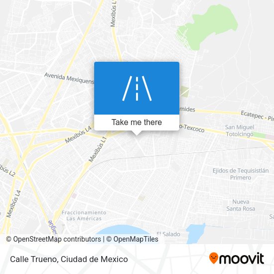 Mapa de Calle Trueno