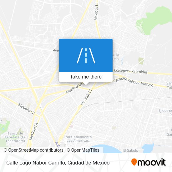 Calle Lago Nabor Carrillo map