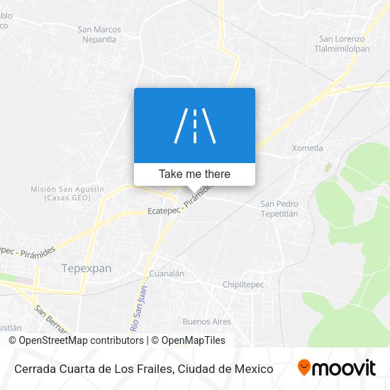 Cerrada Cuarta de Los Frailes map
