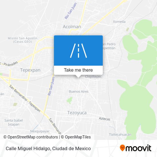Mapa de Calle Miguel Hidalgo