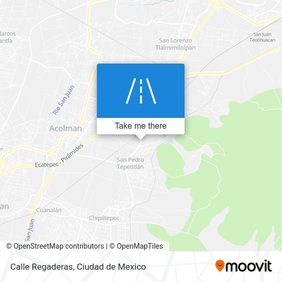 Calle Regaderas map