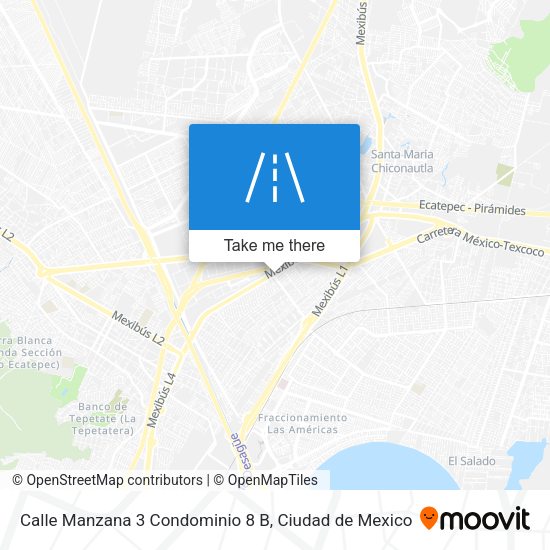 Calle Manzana 3 Condominio 8 B map