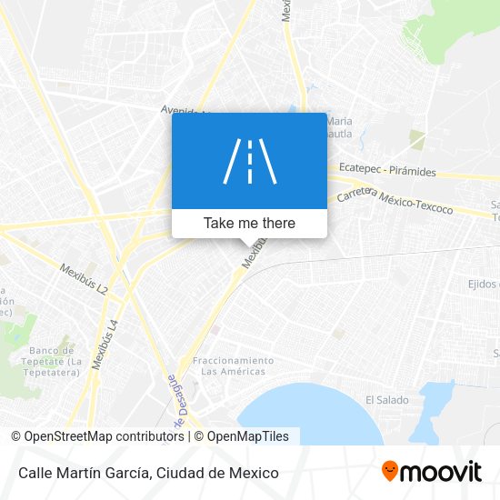 Mapa de Calle Martín García