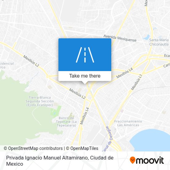 Privada Ignacio Manuel Altamirano map