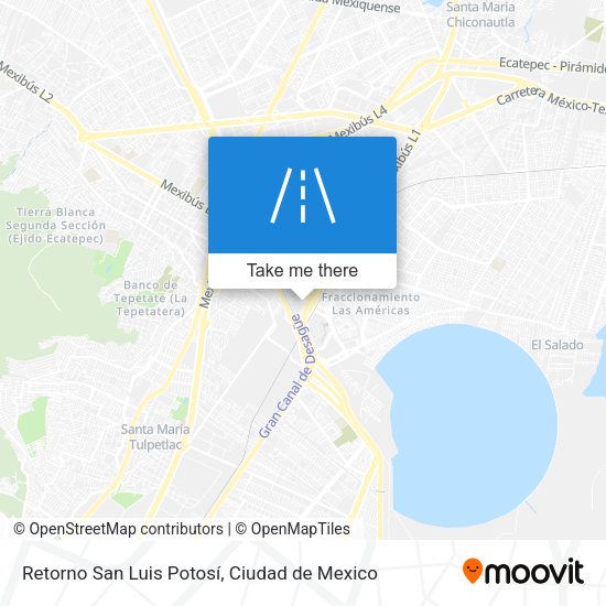 Retorno San Luis Potosí map