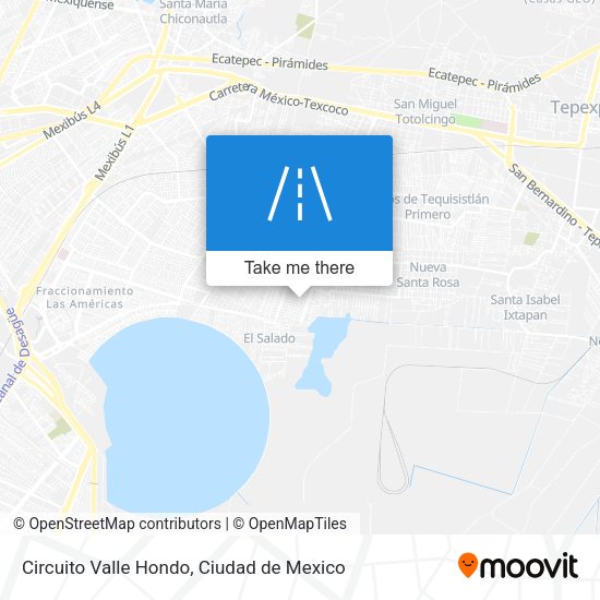 Circuito Valle Hondo map