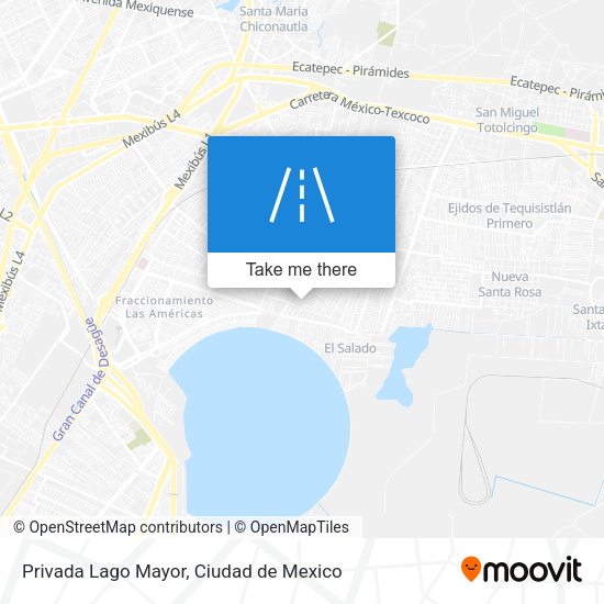 Privada Lago Mayor map