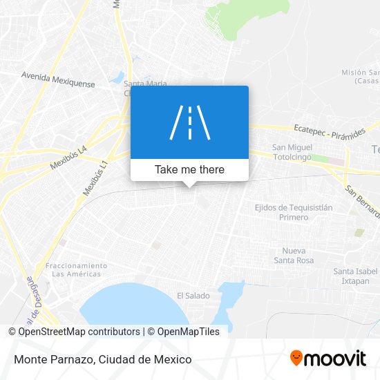 Monte Parnazo map