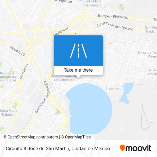 Circuito 8 José de San Martín map
