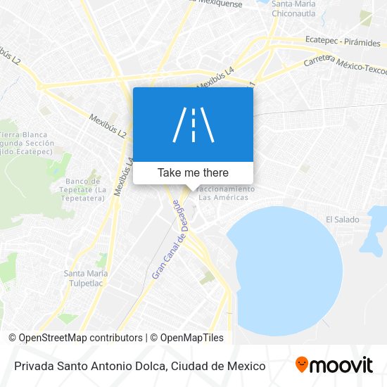 Privada Santo Antonio Dolca map