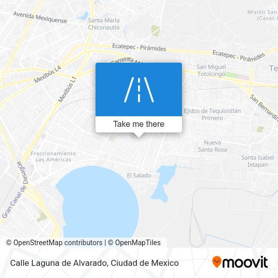 Calle Laguna de Alvarado map
