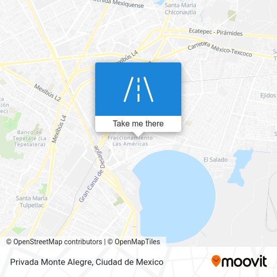 Privada Monte Alegre map