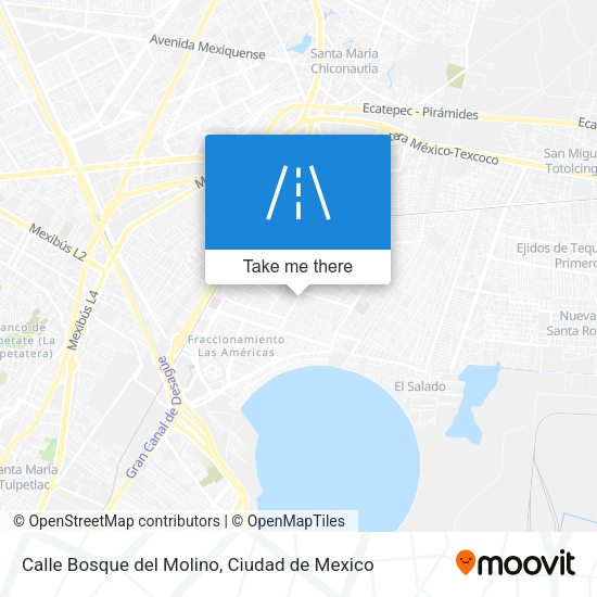 Calle Bosque del Molino map