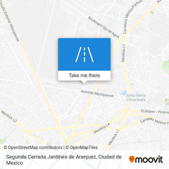 Segunda Cerrada Jardines de Aranjuez map