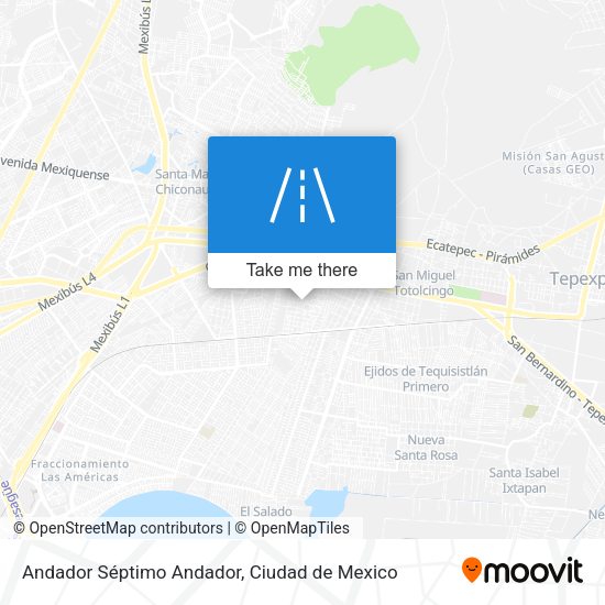 Andador Séptimo Andador map
