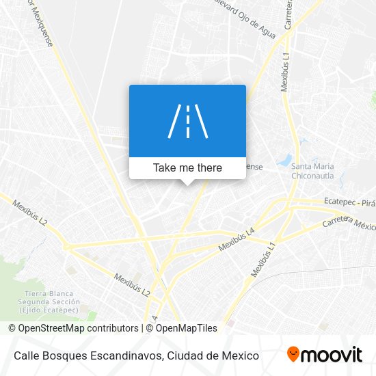 Calle Bosques Escandinavos map