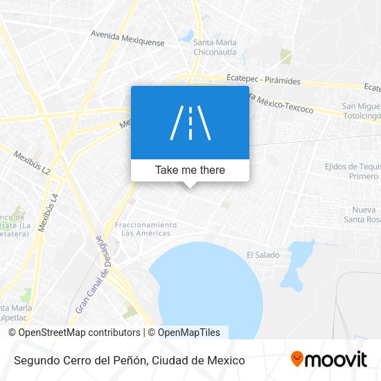 Segundo Cerro del Peñón map
