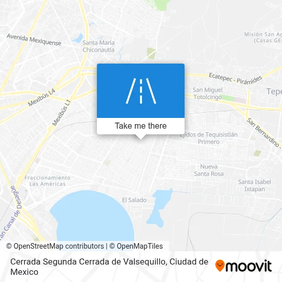 Cerrada Segunda Cerrada de Valsequillo map