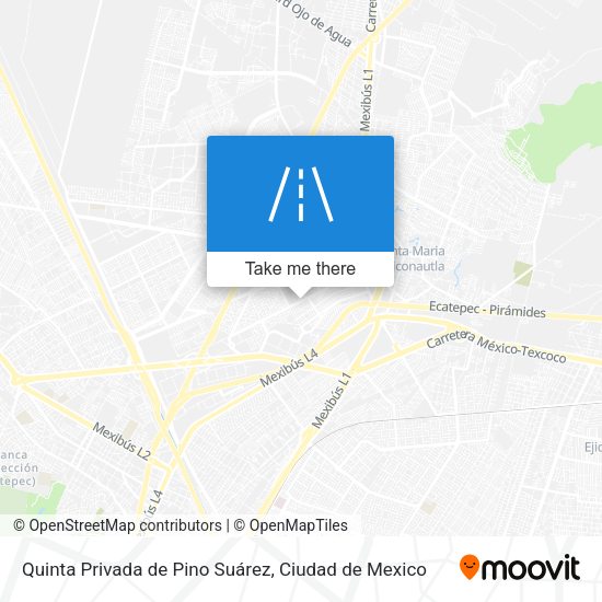 Quinta Privada de Pino Suárez map