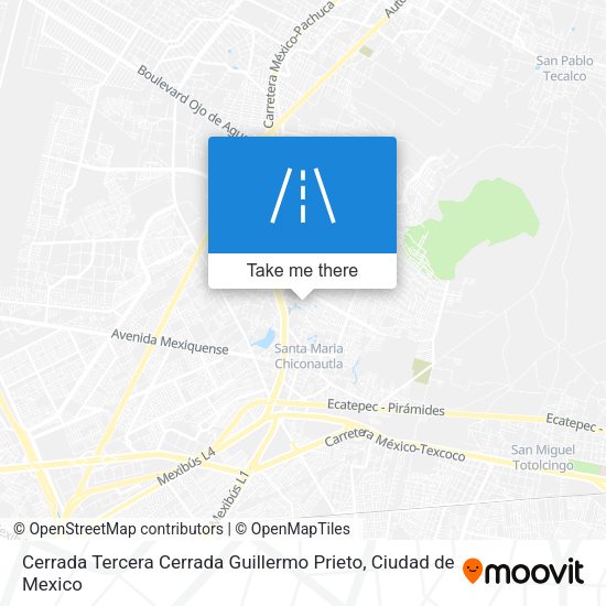 Cerrada Tercera Cerrada Guillermo Prieto map