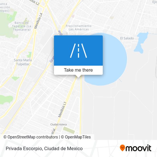 Privada Escorpio map