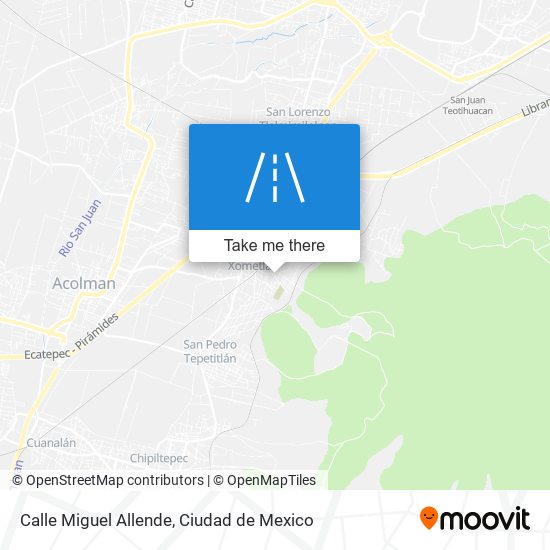 Calle Miguel Allende map