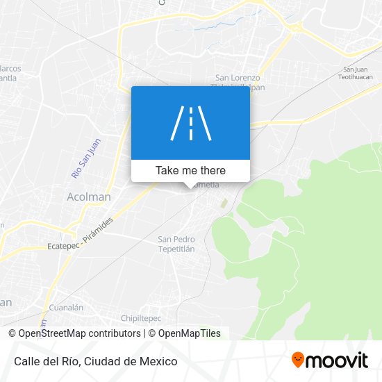 Calle del Río map