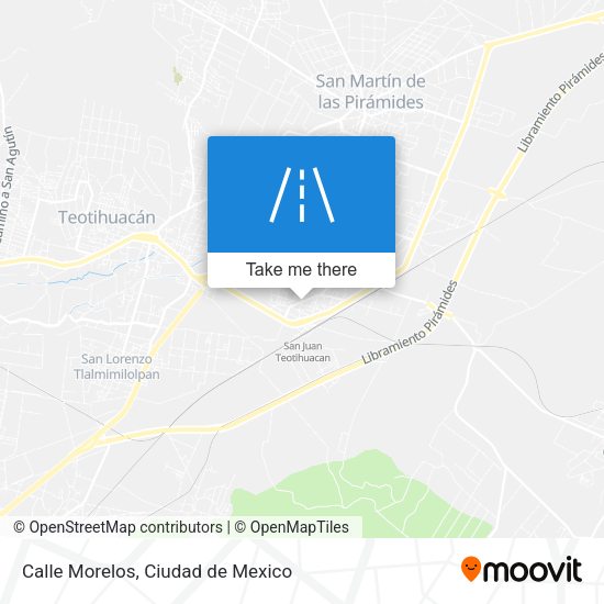 Calle Morelos map