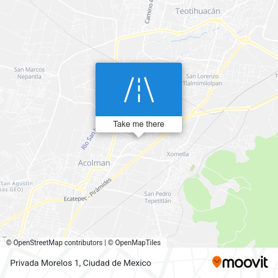 Privada Morelos 1 map