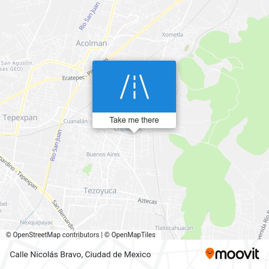 Calle Nicolás Bravo map