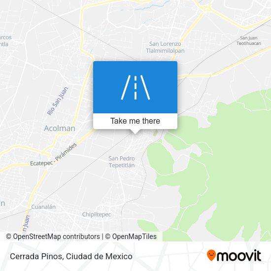 Mapa de Cerrada Pinos