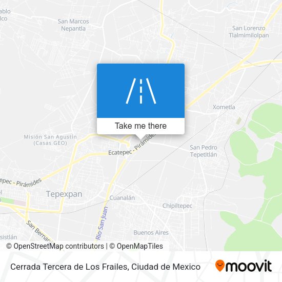 Mapa de Cerrada Tercera de Los Frailes