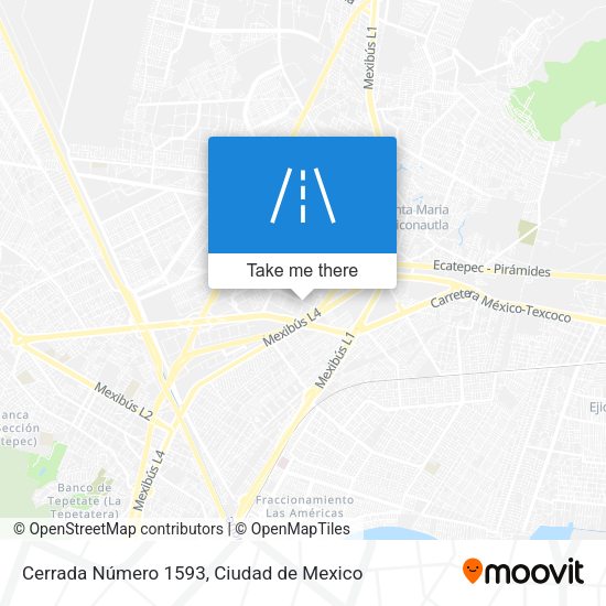 Cerrada Número 1593 map