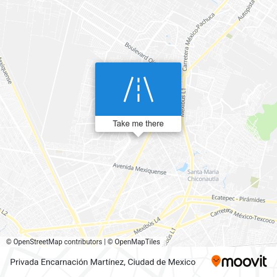 Privada Encarnación Martínez map