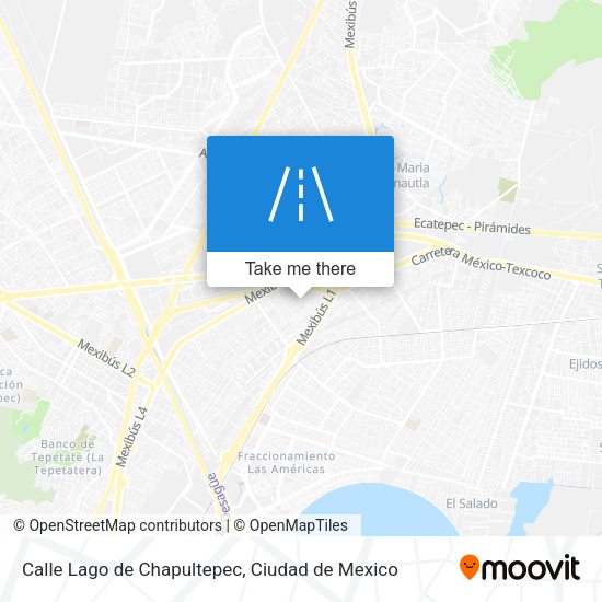 Calle Lago de Chapultepec map