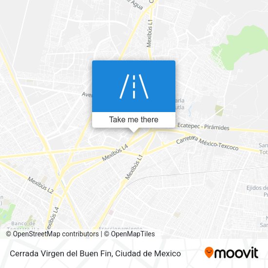 Mapa de Cerrada Virgen del Buen Fin