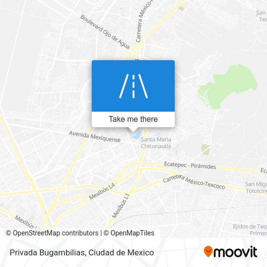 Mapa de Privada Bugambilias