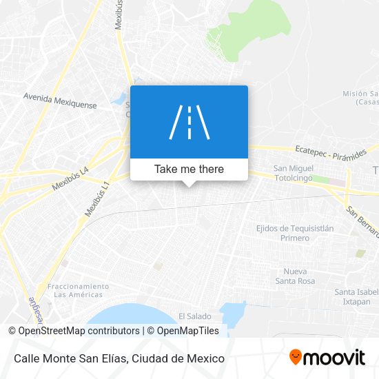 Mapa de Calle Monte San Elías