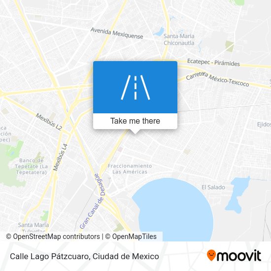 Mapa de Calle Lago Pátzcuaro