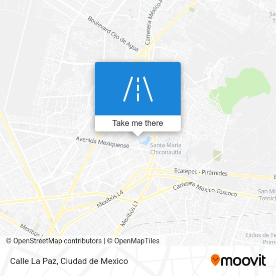 Calle La Paz map