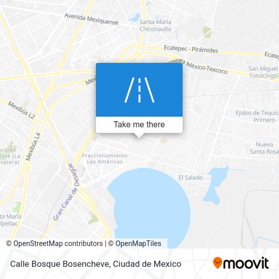 Calle Bosque Bosencheve map