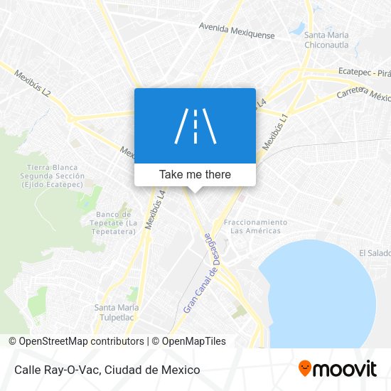 Mapa de Calle Ray-O-Vac